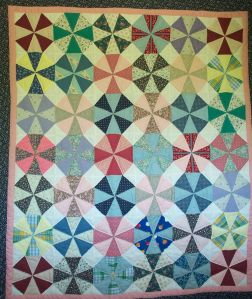 My first quilt, made with my mother-in-law, Lois Arnold in 1991